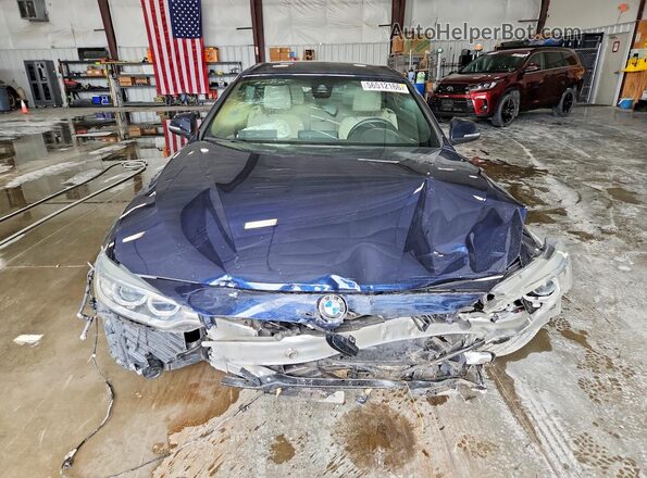 WBA4U9C55H5D44374 2017 BMW 4 SERIES Blue Vista frontal