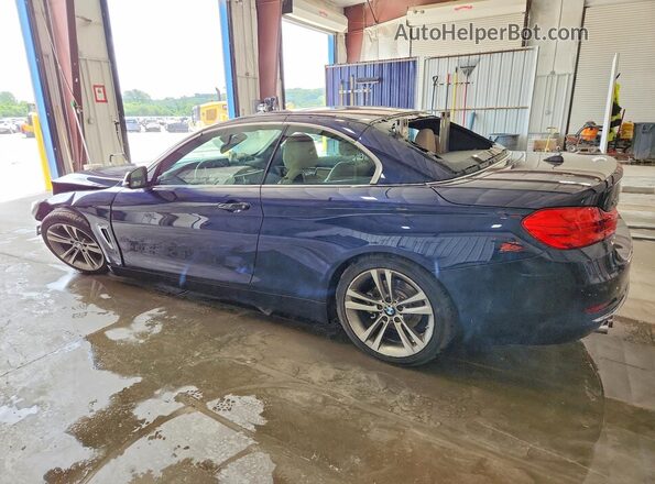 WBA4U9C55H5D44374 2017 BMW 4 SERIES Blue Trasero izquierdo