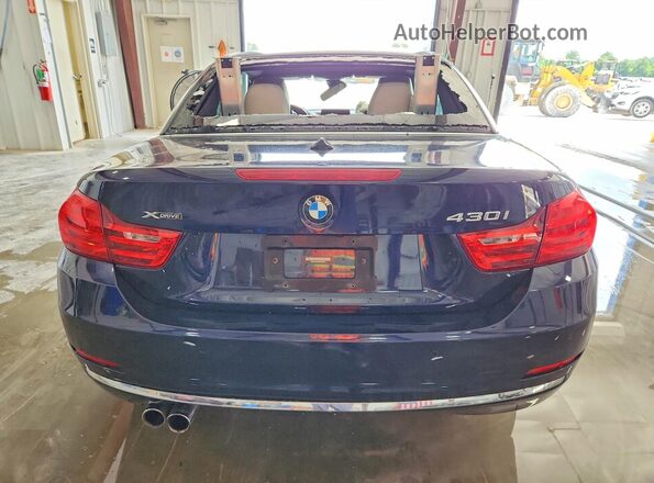 WBA4U9C55H5D44374 2017 BMW 4 SERIES Blue Vista trasera