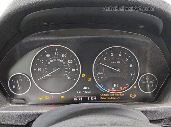 WBA4W3C53KAF92791 2019 BMW 4 SERIES White Vista del cuadro de instrumentos