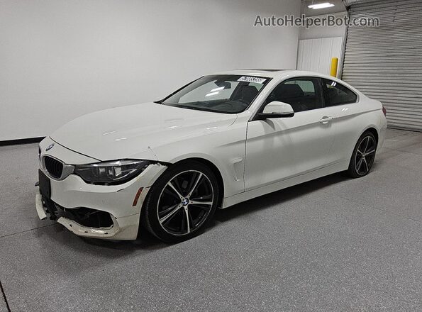 WBA4W3C53KAF92791 2019 BMW 4 SERIES White Vista de la etiqueta del VIN