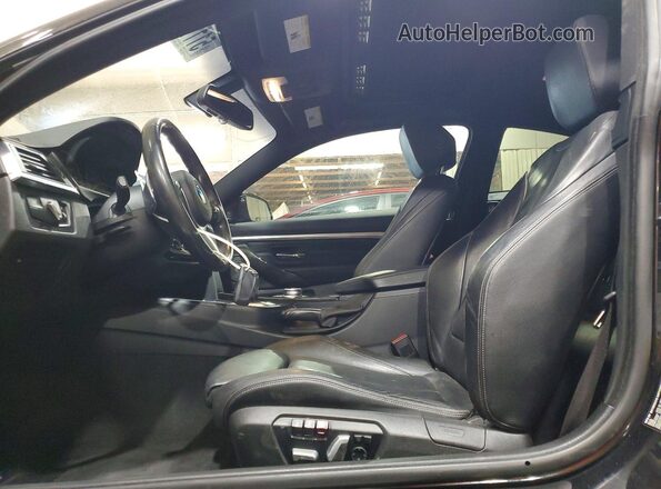 WBA4W3C54JAF91373 2018 BMW 4 SERIES Black Front interior view