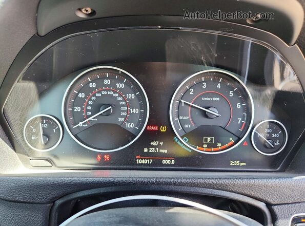 WBA4W3C56JAE99701 2018 BMW 4 SERIES Gray ხელსაწყოთა პანელის ხედი