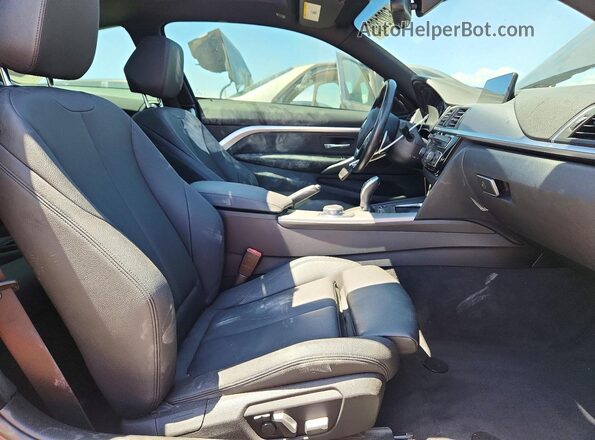 WBA4W3C56JAE99701 2018 BMW 4 SERIES Gray წინა სალონის ხედი