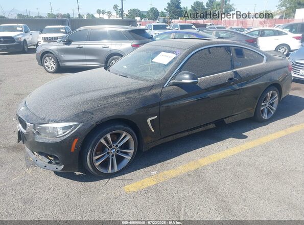 WBA4W3C59JAC97435 2018 BMW 4 SERIES Black Vista tres cuartos delantera izquierda