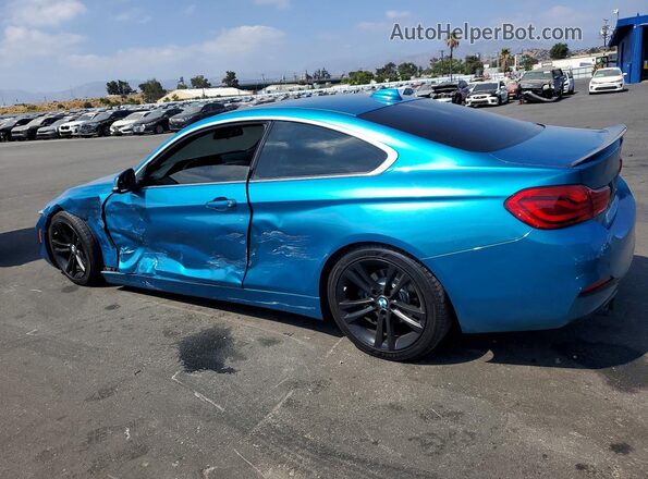 WBA4W3C5XJAF91328 2018 BMW 4 SERIES Turquoise Հետևի ձախ