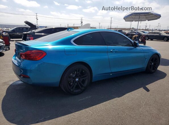 WBA4W3C5XJAF91328 2018 BMW 4 SERIES Turquoise Հետևի աջ