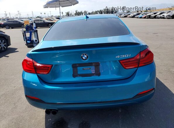 WBA4W3C5XJAF91328 2018 BMW 4 SERIES Turquoise Հետևի տեսք