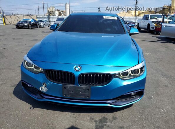 WBA4W3C5XJAF91328 2018 BMW 4 SERIES Turquoise Դիմացի տեսք
