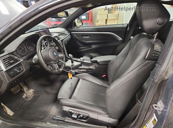WBA4W5C00LFH34180 2020 BMW 4 SERIES Gray წინა სალონის ხედი