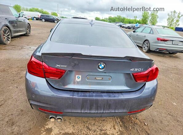 WBA4W5C52KAE49536 2019 BMW 4 SERIES Charcoal Rear view