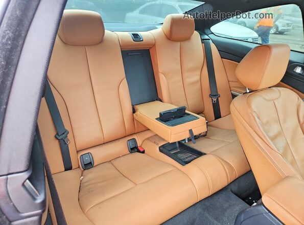 WBA4W5C52KAE49536 2019 BMW 4 SERIES Charcoal Rear seats view