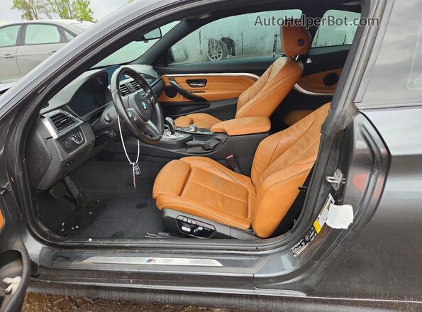 WBA4W5C52KAE49536 2019 BMW 4 SERIES Charcoal Front interior view