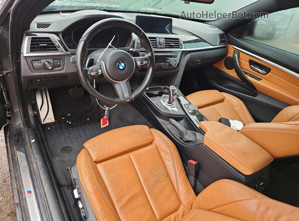 WBA4W5C52KAE49536 2019 BMW 4 SERIES Charcoal Dashboard view