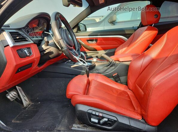 WBA4W5C52KAE50931 2019 BMW 4 SERIES Черный Вид салона спереди