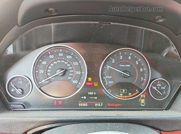 WBA4W5C52KAE50931 2019 BMW 4 SERIES Черный Вид щитка приборов