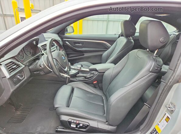 WBA4W5C57KAE51220 2019 BMW 4 SERIES Silver Widok wnętrza z przodu