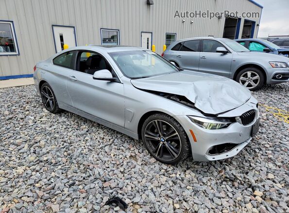 WBA4W5C57KAE51220 2019 BMW 4 SERIES Silver Przód prawy