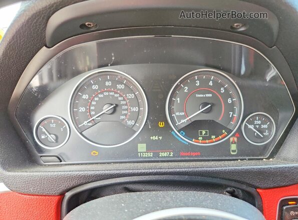 WBA4W5C58JAA66926 2018 BMW 4 SERIES Gray Սարքավորումների վահանակի տեսք