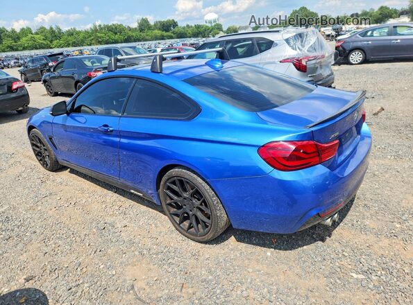 WBA4W5C58JAD32719 2018 BMW 4 SERIES Blue Հետևի ձախ