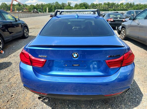 WBA4W5C58JAD32719 2018 BMW 4 SERIES Blue Հետևի տեսք