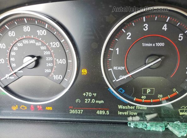 WBA4W5C59JAD32759 2018 BMW 4 SERIES Charcoal Widok zestawu wskaźników