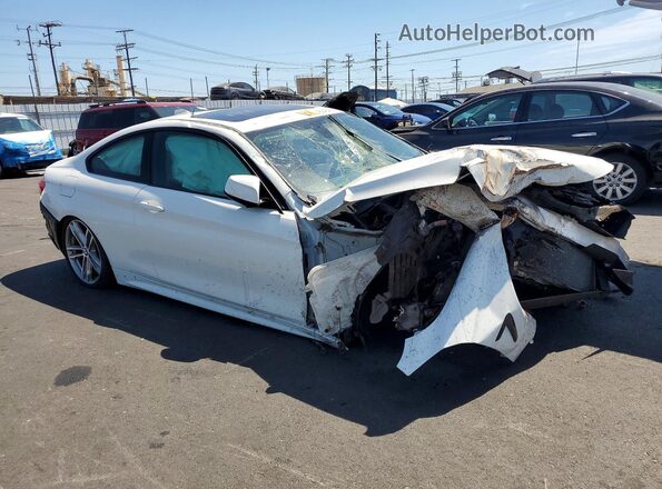 WBA4W7C55JAB87943 2018 BMW 4 SERIES White Delantero derecho