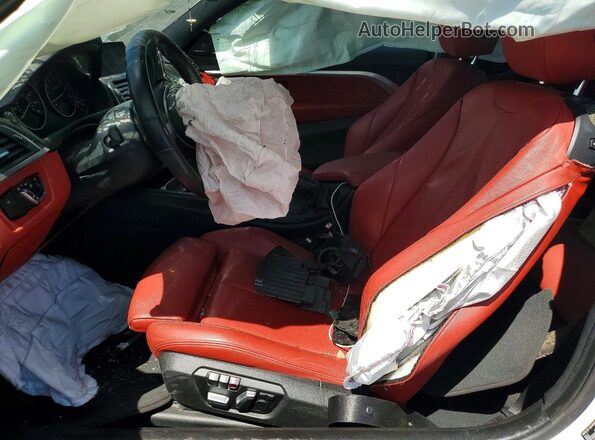WBA4W7C55JAB87943 2018 BMW 4 SERIES White Vista interior delantera