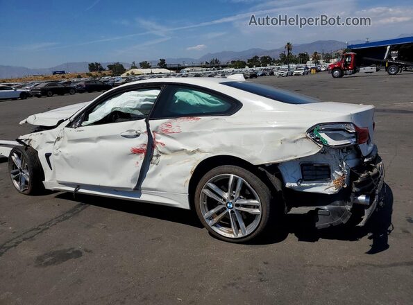 WBA4W7C55JAB87943 2018 BMW 4 SERIES White Trasero izquierdo
