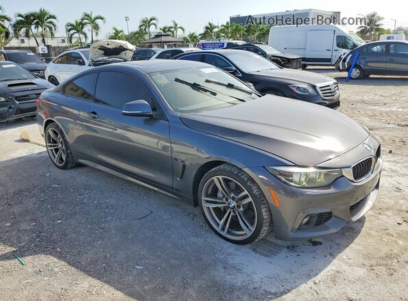 WBA4W9C55JAF93961 2018 BMW 4 SERIES Gray Przód prawy