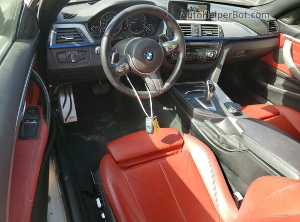 WBA4W9C55JAF93961 2018 BMW 4 SERIES Gray Widok deski rozdzielczej