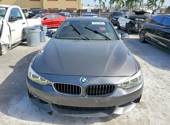 WBA4W9C55JAF93961 2018 BMW 4 SERIES Gray Widok z przodu