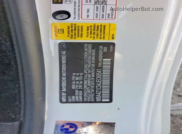 WBA4Z1C54JEC60541 2018 BMW 4 SERIES White Vista del compartimento del motor