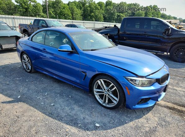 WBA4Z1C59KEE44214 2019 BMW 4 SERIES Blue წინა მარჯვენა