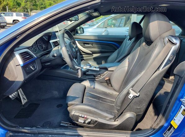 WBA4Z1C59KEE44214 2019 BMW 4 SERIES Blue წინა სალონის ხედი