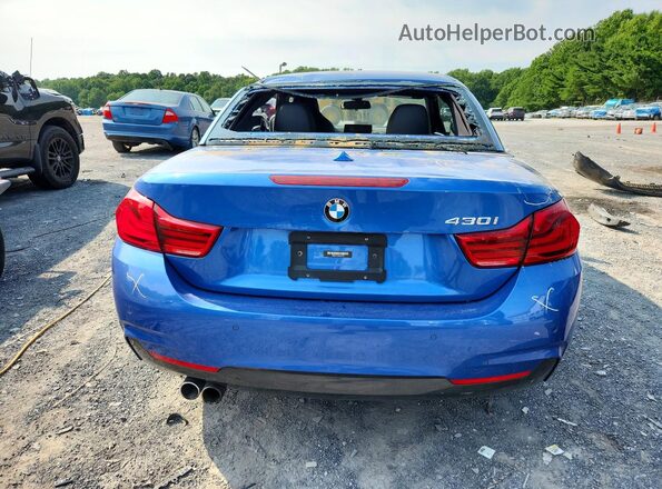 WBA4Z1C59KEE44214 2019 BMW 4 SERIES Blue უკანა ხედი