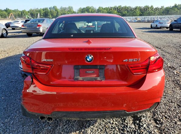 WBA4Z3C52JEC55981 2018 BMW 4 SERIES Red უკანა ხედი