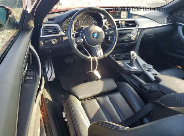 WBA4Z3C52JEC55981 2018 BMW 4 SERIES Red წინა პანელის ხედი