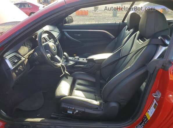 WBA4Z3C52JEC55981 2018 BMW 4 SERIES Red წინა სალონის ხედი