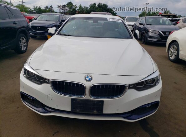 WBA4Z3C54KEC58110 2019 BMW 4 SERIES White Front view