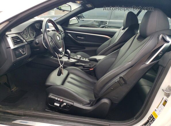 WBA4Z3C54KEC58110 2019 BMW 4 SERIES White Front interior view