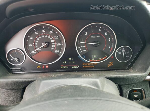 WBA4Z3C54KEC58110 2019 BMW 4 SERIES White Instrument cluster view