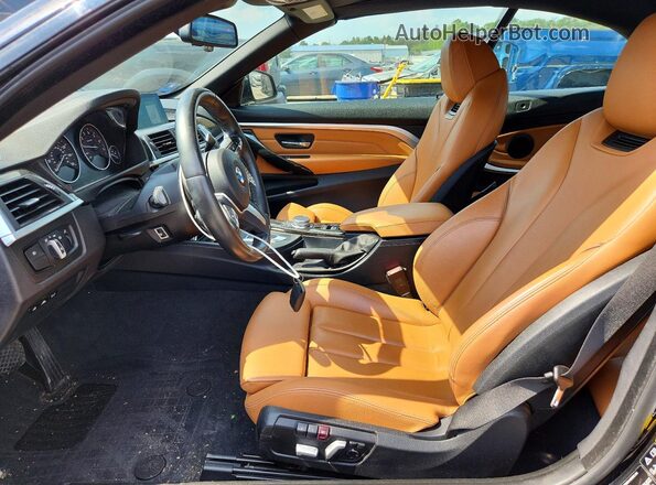 WBA4Z3C56KEF31435 2019 BMW 4 SERIES Black Front interior view