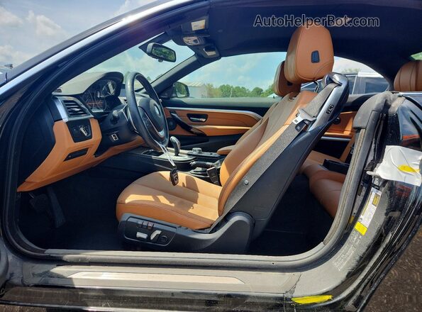 WBA4Z3C5XKEF31941 2019 BMW 4 SERIES Black Widok wnętrza z przodu