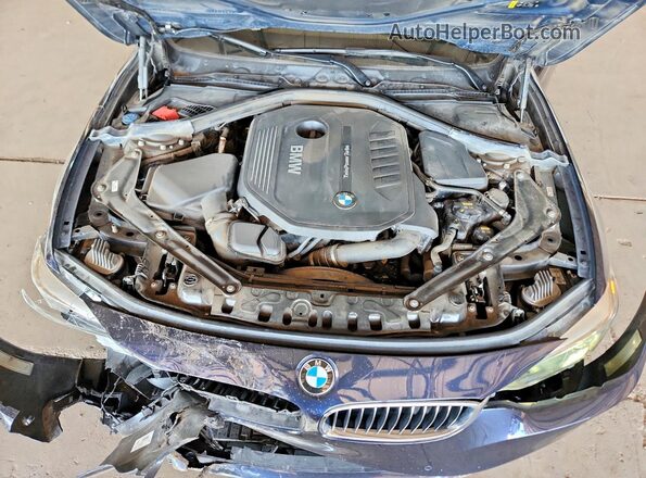 WBA4Z5C52KEE17718 2019 BMW 4 SERIES Blue უკანა სალონის ხედი