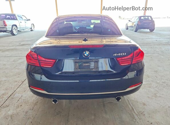 WBA4Z5C52KEE17718 2019 BMW 4 SERIES Blue უკანა ხედი
