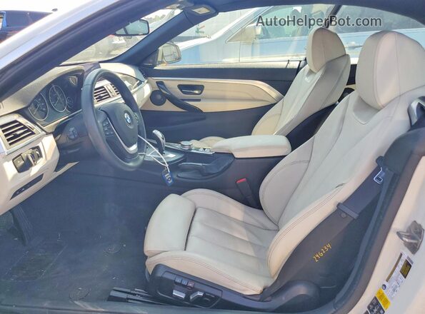 WBA4Z7C00L5R61679 2020 BMW 4 SERIES White წინა სალონის ხედი