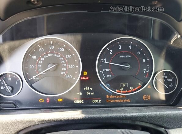WBA4Z7C00L5R61679 2020 BMW 4 SERIES White ხელსაწყოთა პანელის ხედი