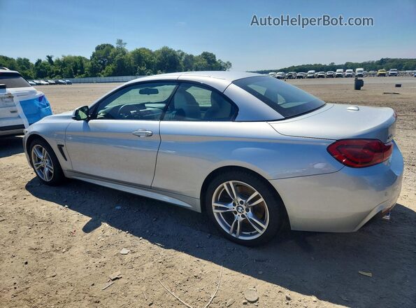 WBA4Z7C56JED47988 2018 BMW 4 SERIES Silver Trasero izquierdo