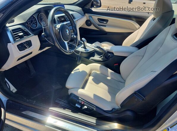 WBA4Z7C56JED47988 2018 BMW 4 SERIES Silver Vista interior delantera